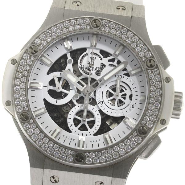 ウブロ HUBLOT 311.SE.2010.RW.1104.JSM12 ビッグバン アエロバン クロノグラフ ダイヤベゼル 自動巻き メンズ 良品 保証書付き_868570 HUBLOT（ウブロ） HUBLOT 311.SE.2010.RW.1104.JSM12 ビッグバン