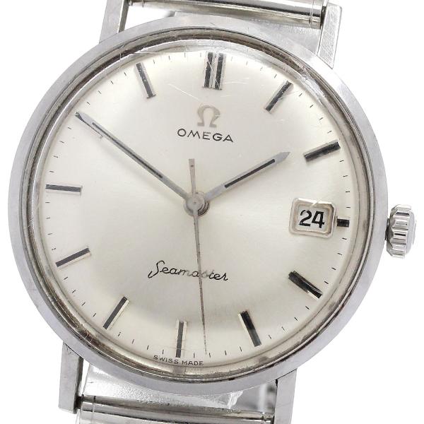 オメガ シーマスター 手巻き時計 OMEGA オメガ シーマスター デイト 手巻き メンズ _869759