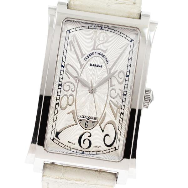 クエルボ・イ・ソブリノス CUERVO Y SOBRINOS A1012 ハバナ プロミネンテ デイト 自動巻き メンズ _920973 クエルボ・イ・ソブリノス（CUERVO Y SOBRINOS） CUERVO Y SOBRINOS