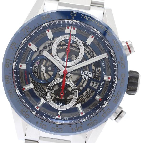 タグホイヤー TAG HEUER CAR201T-0 カレラ キャリバーホイヤー01 デイト クロノグラフ 自動巻き メンズ 箱・保証書付き_921891 closer0510_872619
