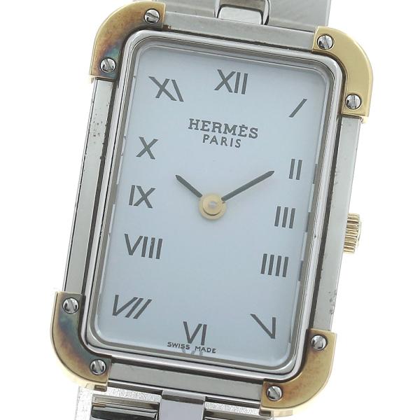 エルメス HERMES CR1.220 クロアジュール クォーツ レディース 内箱・保証書付き_874216 HERMES（エルメス） HERMES CR1.220 クロアジュール クォーツ