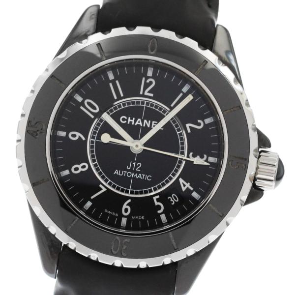 CHANEL シャネル H0683 J12 38MM 黒セラミック 自動巻き メンズ  