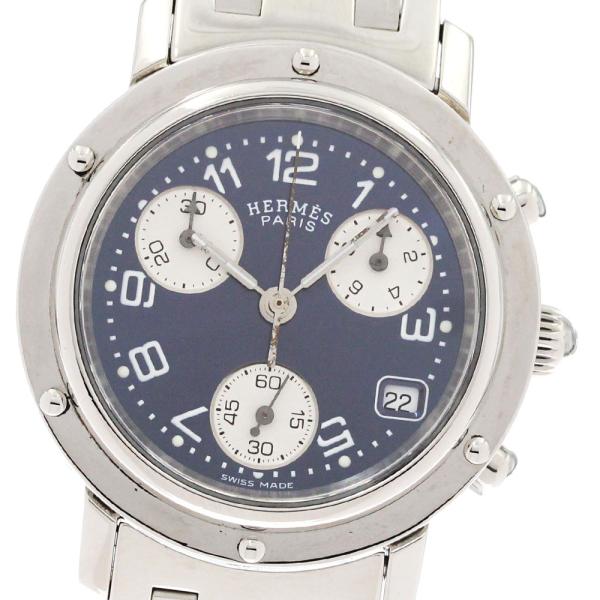 稼動品 エルメス クリッパー クロノグラフ CL.310 レディース 腕時計 HERMES エルメス クリッパー クロノグラフ CL.310 レディース 腕時計