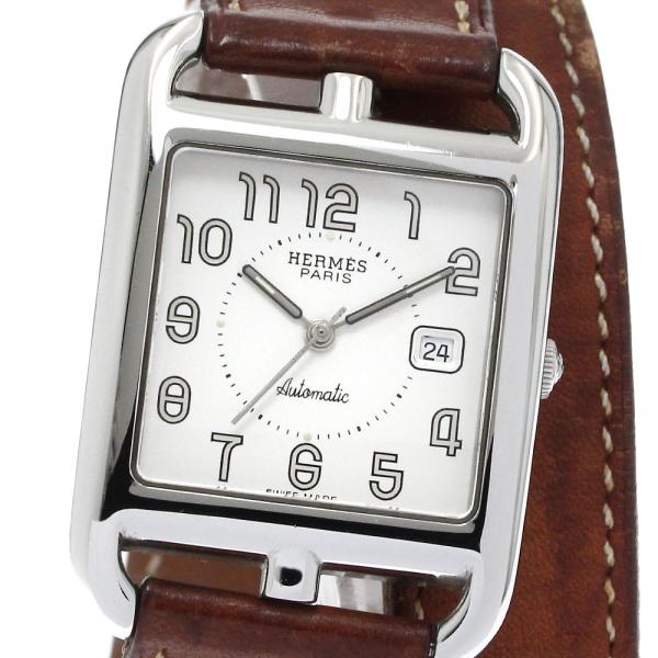 最終値下げ 未使用に近い エルメスHERMESケープコッドCC1.710自動巻き エルメスケープコッド ボーイズ 腕時計 CC1.710 HERMES 中古