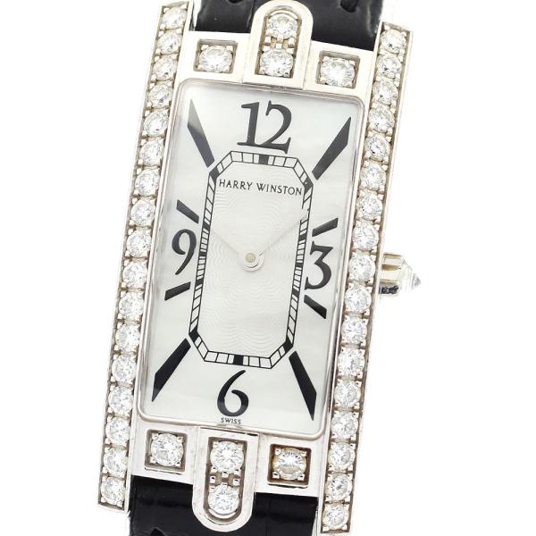 ハリーウィンストン HARRY WINSTON 330LQW アヴェニュー K18WG ダイヤ