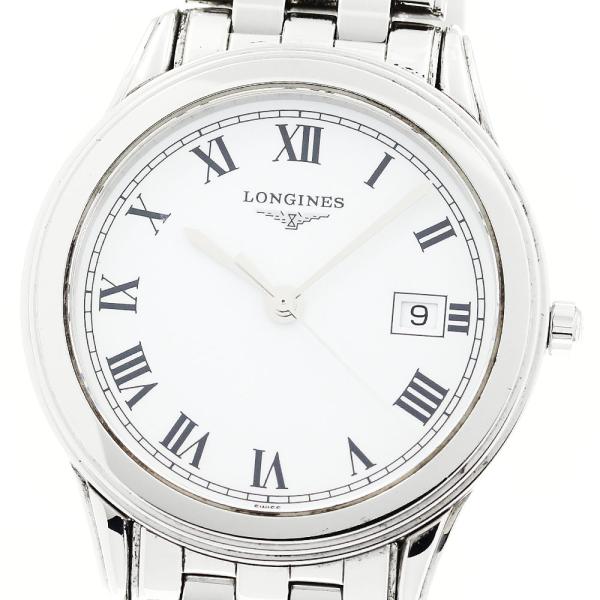 極美品/稼動品● ロンジン 腕時計 デイト メンズ シルバー L4.716.4 LONGINES（ロンジン） LONGINES L4.716.4 フラッグシップ デイト