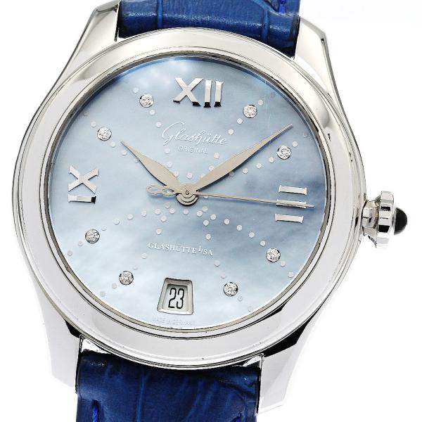グラスヒュッテ・オリジナル GLASHUTTE ORIGINAL 1-39-22-11-02-44 セレナーデ デイト 8Pダイヤ 自動巻き レディース 保証書付き_934180 Glashutte Original - グラスヒュッテ・オリジナル GLASHUTTE ORIGINAL
