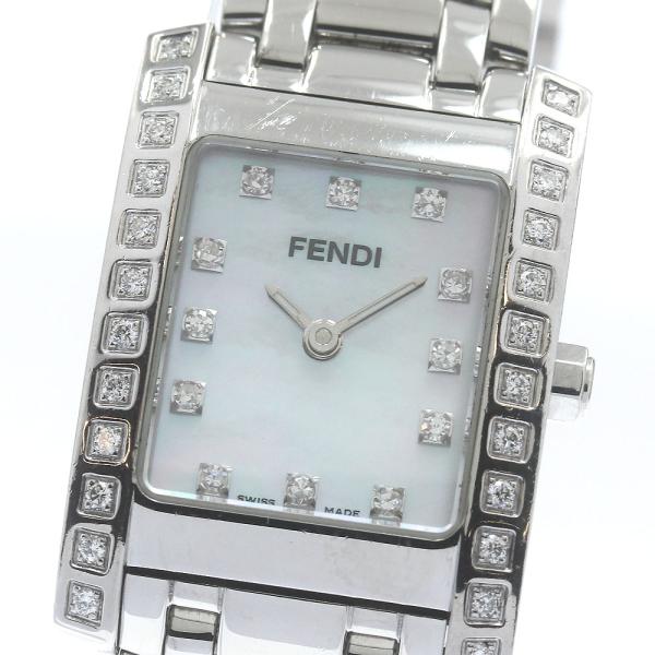 FENDI フェンディ 7000L クラシコ 12P サイドダイヤ クォーツ  