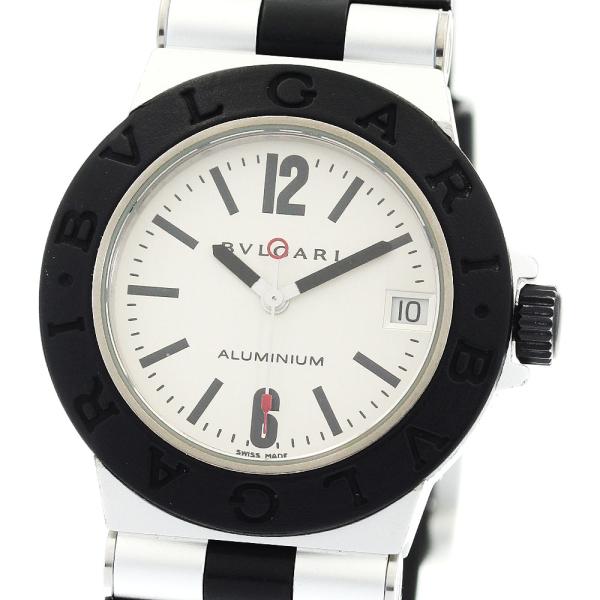 BVLGARI ブルガリ　アルミニウム  AL32TA デイト　クオーツ BVLGARI ブルガリ AL32TA アルミニウム デイト クォーツ