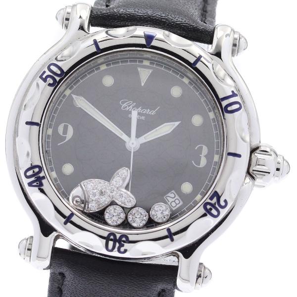ショパール Chopard 28/8347 ハッピースポーツ ハッピーフィッシュ デイト クォーツ メンズ _881601 closer0510_881601