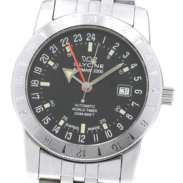 GLYCINE（グリシン） GLYCINE 3764 エアマン2000 GMT デイト 自動巻き