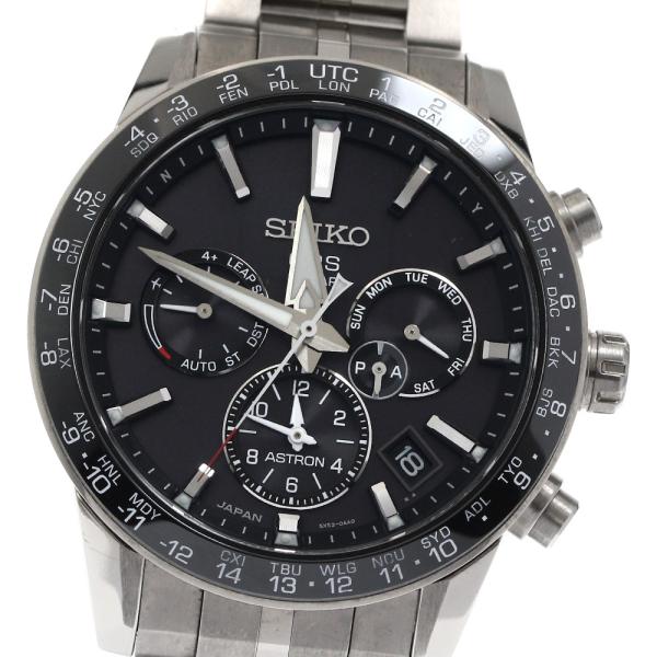 SEIKO アストロン SBXC003 5X53-0AB0 GPSソーラー時計 セイコー アストロン SBXC003 5X53-0AB0 チタン 黒文字盤 GPS