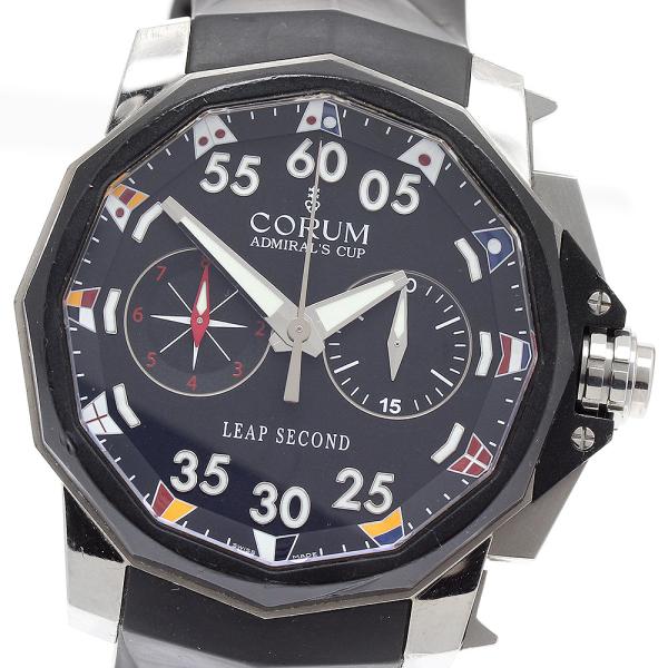 コルム CORUM 01.0034 アドミラルズカップ リープタイム クロノグラフ 自動巻き メンズ _883800 CORUM（コルム） CORUM 01.0034 アドミラルズカップ リープタイム