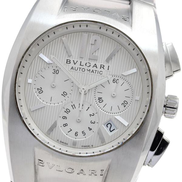 BVLGARI ブルガリ EG40SCH エルゴン デイト クロノグラフ 自動巻き  