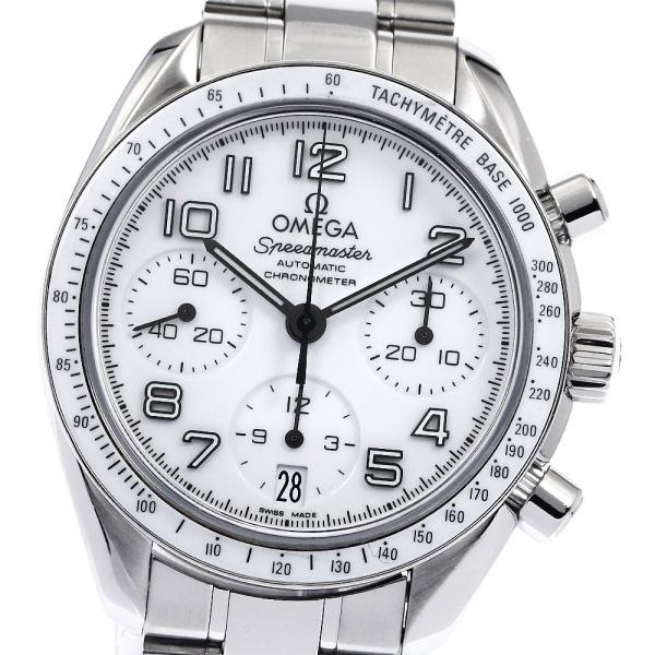 オメガ OMEGA 324.30.38.40.04.001 スピードマスター デイト クロノグラフ 自動巻き レディース _890087