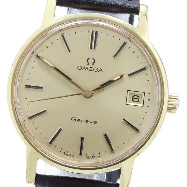 OMEGA オメガ ジュネーブ 手巻き【136.070】デイト【稼働品】メンズ OMEGA（オメガ） ジュネーブ デイト 手巻き メンズ _890695 : CLOSER