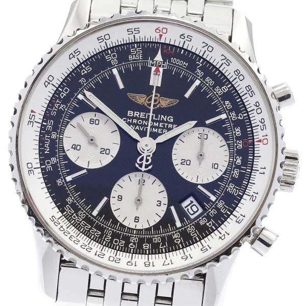 ミ*ト様 ブライトリングBREITLING ナビタイマーA23322クロノグラフ ブライトリング（BREITLING） BREITLING A23322 ナビタイマー クロノ