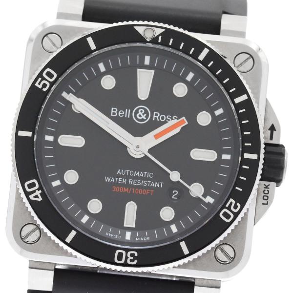 ベル&ロス Bell＆Ross BR03-92-D-BL-ST BR03-92-DIV デイト 自動巻き