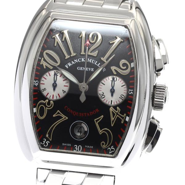 フランクミュラー FRANCK MULLER 8002CC コンキスタドール クロノグラフ 自動巻き メンズ 保証書付き_894632 FRANCK MULLER（フランクミュラー） FRANCK MULLER 8002CC