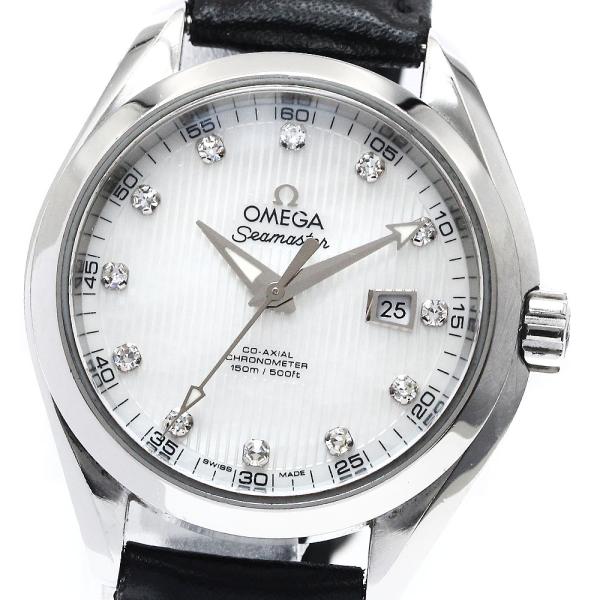 オメガ OMEGA 231.13.34.20.55.001 シーマスター アクアテラ コーアクシャル 12Pダイヤ 自動巻き レディース 保証書付き_903667 OMEGA（オメガ） OMEGA 231.13.34.20.55.001 シーマスター アクアテラ