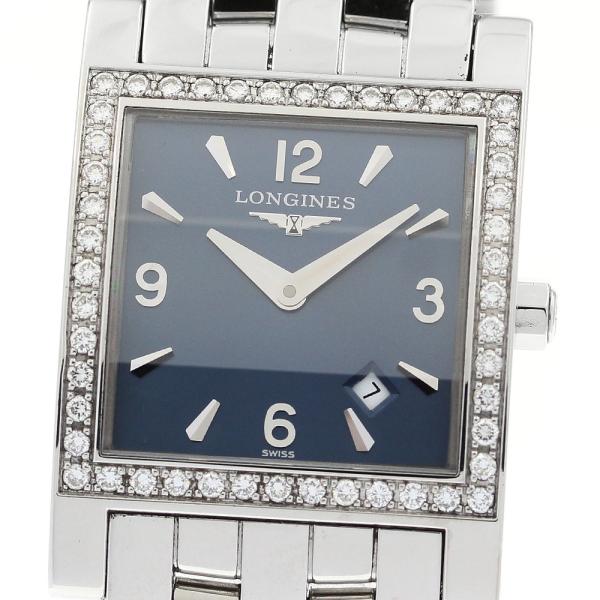 ロンジン LONGINES L5.503.0 ドルチェビータ ダイヤベゼル デイト クォーツ レディース _895324