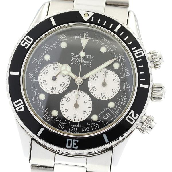 ゼニス ZENITH 02.2310.400 エルプリメロ デ・ルーカ クロノグラフ 自動巻き メンズ 保証書付き_896410 ZENITH（ゼニス） ZENITH 02.2310.400 エルプリメロ デ・ルーカ クロノ