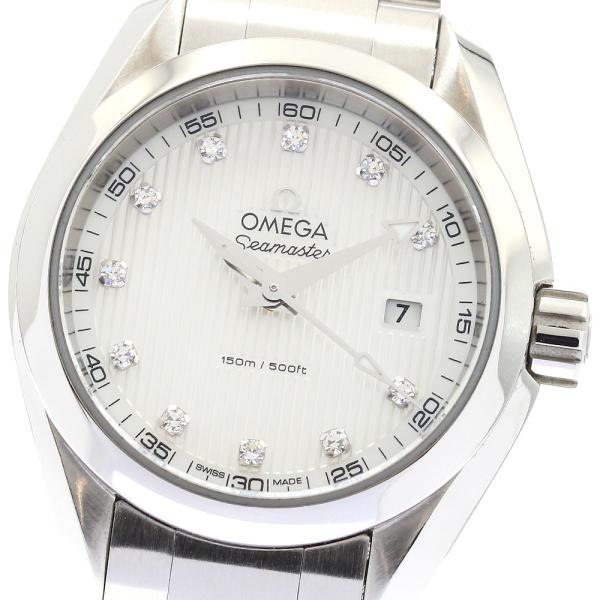 オメガ OMEGA 231.10.30.60.55.001 シーマスター アクアテラ 11Pダイヤ デイト クォーツ レディース 良品 _898019 OMEGA（オメガ） OMEGA 231.10.30.60.55.001 シーマスター アクアテラ