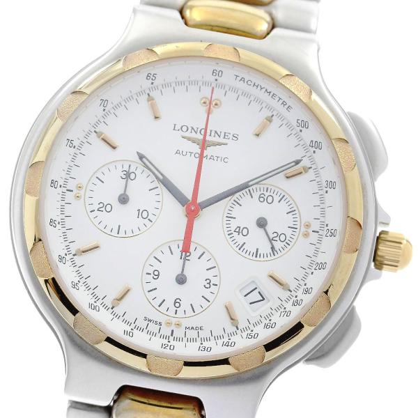 ロンジン LONGINES L1.623.3 コンクエスト デイト クロノグラフ 自動巻き メンズ 良品 _899496 LONGINES（ロンジン） LONGINES L1.623.3 コンクエスト デイト クロノ