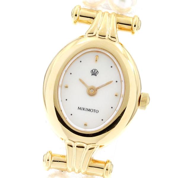 ミキモト　ジュエリーウォッチ MIKIMOTO ミキモト 時計 チェーンウォッチ レディース SV925