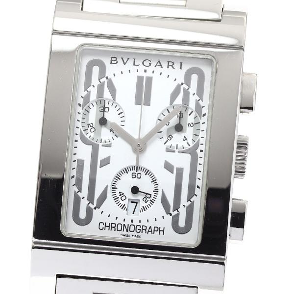 ブルガリ BVLGARI RTC49S レッタンゴロ クロノグラフデイト BVLGARI ブルガリ RTC49S レッタンゴロ デイト クロノグラフ