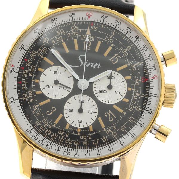 ジン Sinn 903.PL.GL.24h ナビゲーション レマニア cal.1877 クロノグラフ 手巻き メンズ _900356 Sinn（ジン） Sinn 903.PL.GL.24h ナビゲーション レマニア cal.1877