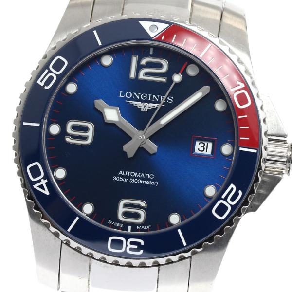 ロンジン LONGINES L3.781.4 ハイドロコンクエスト デイト 自動巻き メンズ _901538【ev10】 LONGINES（ロンジン） LONGINES L3.781.4 ハイドロコンクエスト デイト