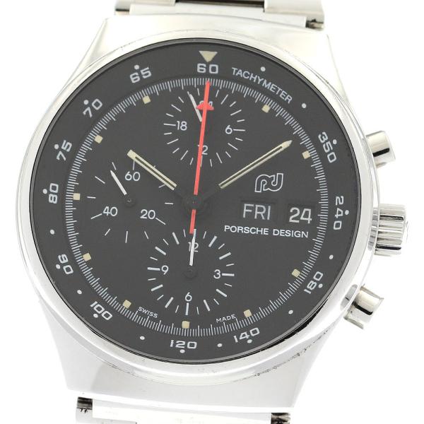 ポルシェデザイン 時計自動巻　デイデイト　スポーツモデル 世界初のオールブラック腕時計の復刻モデル 「ポルシェデザイン