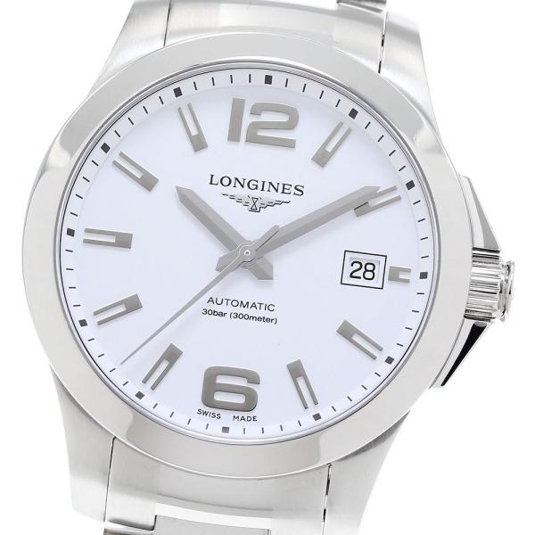 【良品】ロンジン コンクエスト L3.776.4 自動巻 メンズ 良品】ロンジン コンクエスト L3.776.4 自動巻 メンズ LONGINES