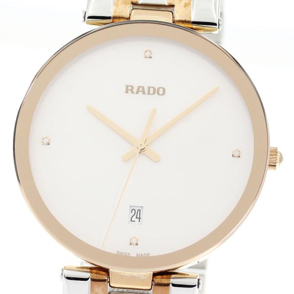 ラドー RADO R48868723 フローレンス デイト 4Pダイヤ クォーツ メンズ _903799 RADO（ラドー） RADO R48868723 フローレンス デイト 4Pダイヤ