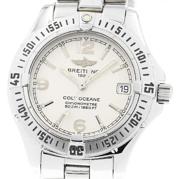 BREITLING / コルトオーシャン デイト/A77350/クォーツ腕時計/アナログ/SLV ブライトリング（BREITLING） BREITLING A77350 コルトオーシャン