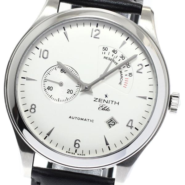 ゼニス ZENITH 03.0520.685/01.C492 グランドクラス エリート リザーブド マルシェ パワーリザーブ 自動巻き メンズ 良品 保証書付_906162