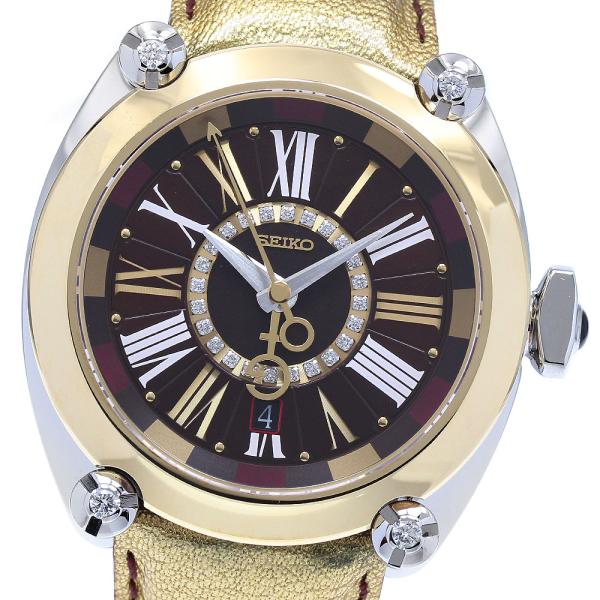 セイコー SEIKO SBLM006/8L36-00D0 ガランテ デイト 自動巻き メンズ 内箱付き_804148 SEIKO（セイコー） SEIKO SBLM006/8L36-00D0 ガランテ GMT ダイヤ 自動