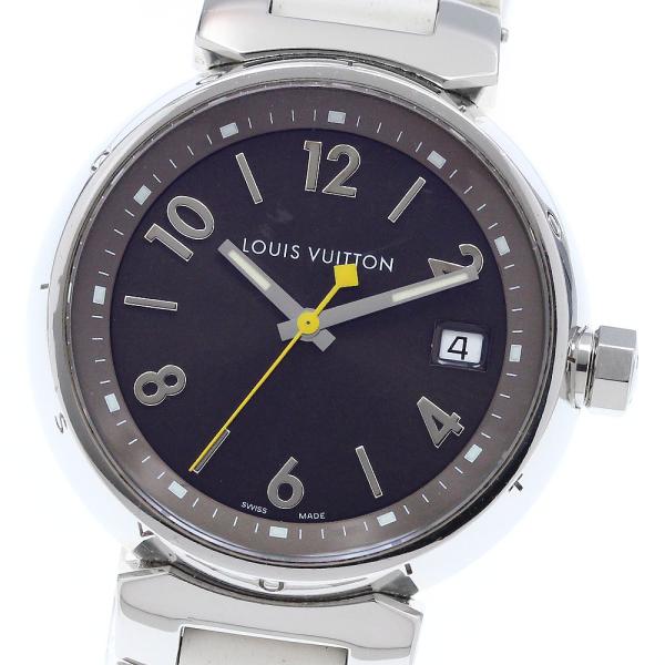 LOUIS VUITTON ルイ・ヴィトン Q1311 タンブール デイト クォーツ  