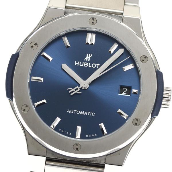 ウブロ HUBLOT 510.NX.7170.NX クラシック フュージョン デイト 自動巻き メンズ 美品 箱・保証書付き_908844 HUBLOT（ウブロ） HUBLOT 510.NX.7170.NX クラシック フュージョン