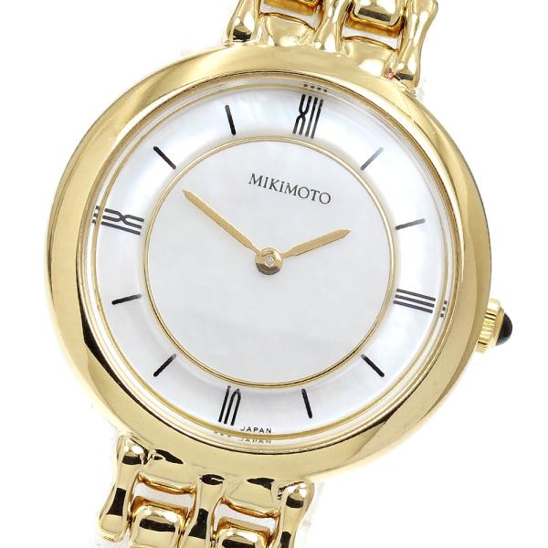 美品 MIKIMONO 限定モデル 腕時計 電池新品 新品ベルト クォーツ MIKIMOTO】ミキモト『パールウォッチ』レディース クォーツ 1