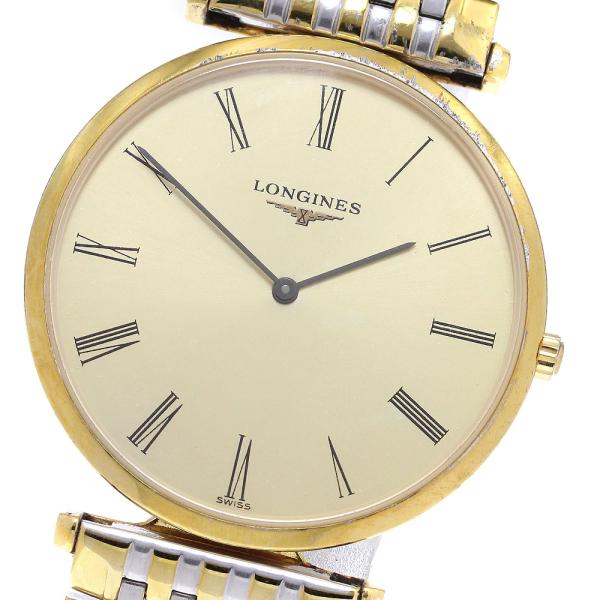 【美品】ロンジン グランドクラシック クォーツ【L4.709.2】稼働品 メンズ LONGINES（ロンジン） LONGINES L4.709.2 グランドクラシック クォーツ