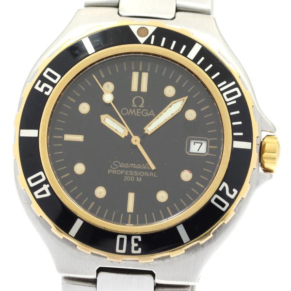 OMEGAシーマスター 200m オメガRef.196.1536 オートクォーツ OMEGA（オメガ） シーマスター200 デイト YGベゼル クォーツ メンズ