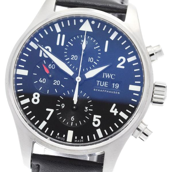IWC IWC SCHAFFHAUSEN IW377709 パイロットウォッチ デイデイト クロノグラフ 自動巻き メンズ 保証書付き_913499 IWC SCHAFFHAUSEN（IWCシャフハウゼン） IWC IWC SCHAFFHAUSEN