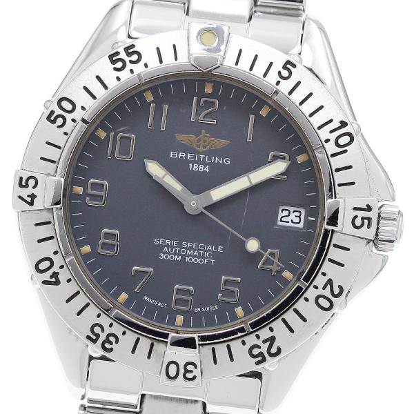 ブライトリング コルト オーシャン 自動巻き【A17035】【稼働品】メンズ ブライトリング（BREITLING） 訳あり BREITLING A17035 コルト デイト