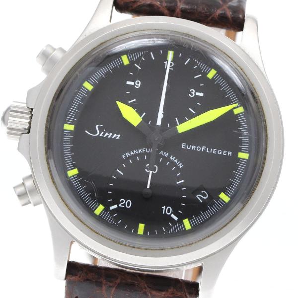 ジン Sinn 356 ユーロ フリーガー クロノグラフ デイト 自動巻き メンズ _913911 Sinn（ジン） Sinn 356 ユーロ フリーガー クロノグラフ デイト 自動