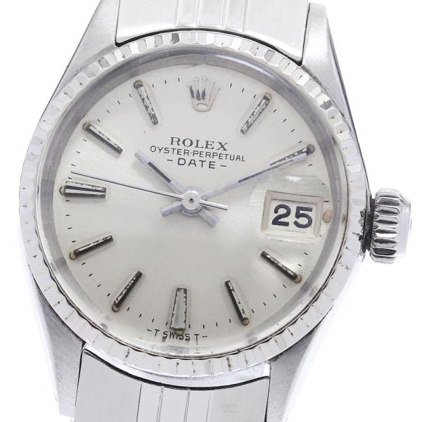 ROLEX 自動巻き時計 シルバー、ヴァンテージ、アンティーク ROLEX（ロレックス） ROLEX 6517 オイスターパーペチュアル デイト Cal