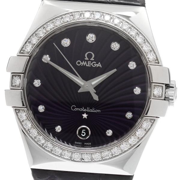 オメガ OMEGA 123.18.35.60.60.001 コンステレーション ダイヤベゼル 11Pダイヤ クォーツ メンズ _916547