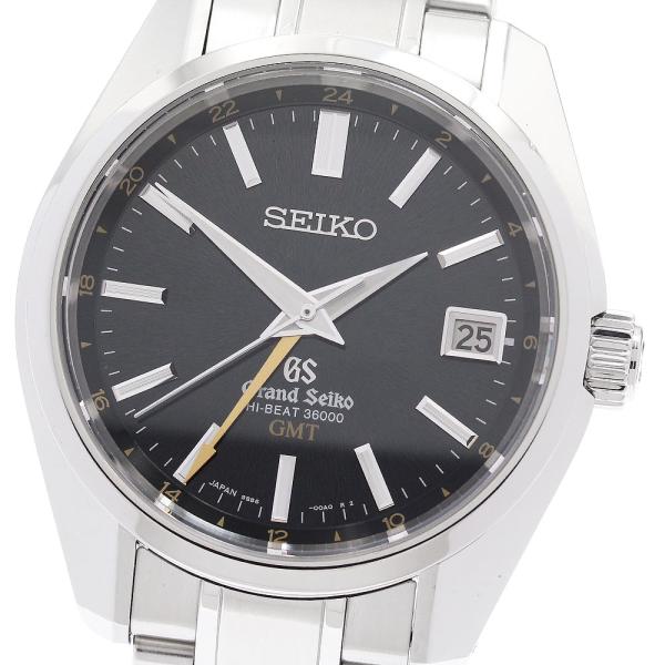 セイコー SEIKO SBGJ005/9S86-00B0 グランドセイコー メカニカル ハイビート GMT 自動巻き メンズ 良品 _917387 SEIKO（セイコー） SEIKO SBGJ005/9S86-00B0 グランドセイコー