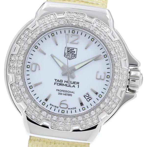 タグホイヤー TAG HEUER WAC1215 フォーミュラ1 デイト ダイヤベゼル クォーツ レディース 保証書付き_920994 TAG HEUER（タグ・ホイヤー） TAG HEUER WAC1215 フォーミュラ1 デイト